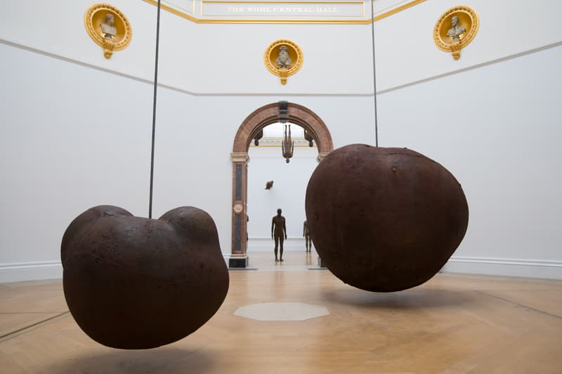 antony gormley royal academy of arts london exhibition sculptures artworks 