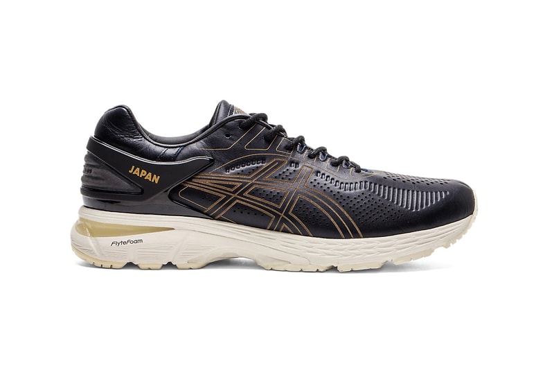asics japan collection gel kinsei kayano 25 metarun leather navy white black
