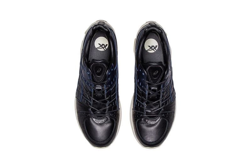 asics japan collection gel kinsei kayano 25 metarun leather navy white black