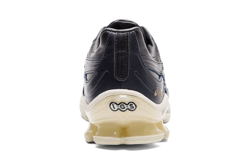 asics japan collection gel kinsei kayano 25 metarun leather navy white black