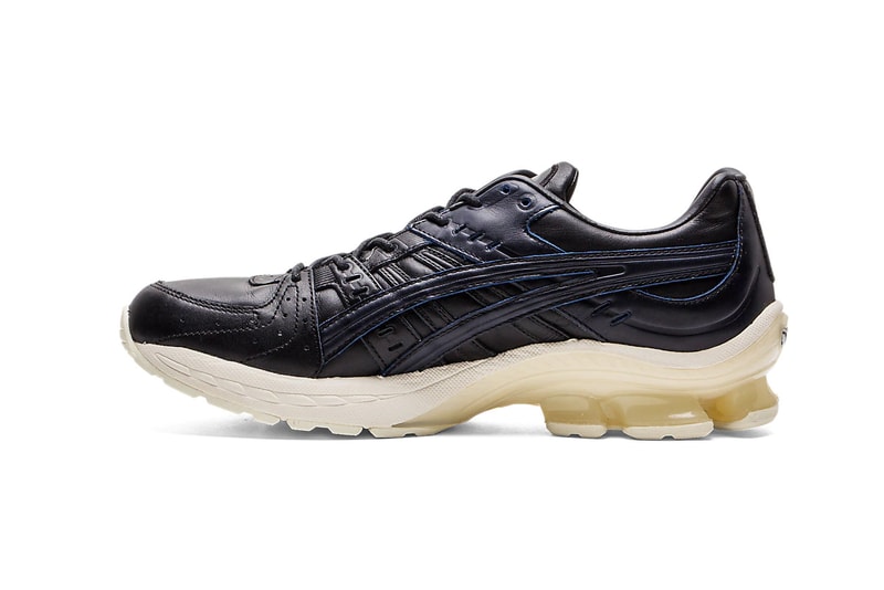 asics japan collection gel kinsei kayano 25 metarun leather navy white black