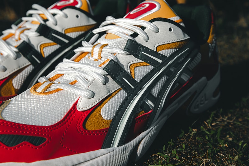 Hundred% x SneakerLAH x ASICS "Nasi Lemak" GEL-Kayano 5 OG Hypebeast Closer Look Sneakers Kicks Footwear Trainers malaysia Food 