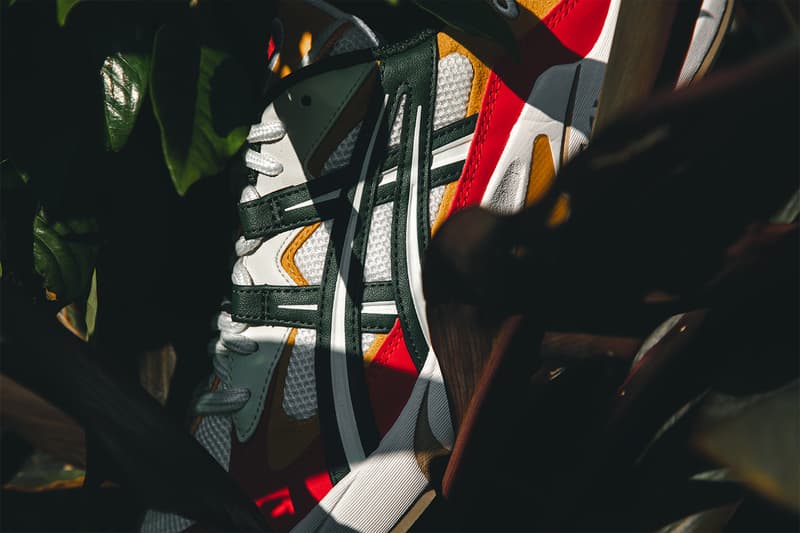 Hundred% x SneakerLAH x ASICS "Nasi Lemak" GEL-Kayano 5 OG Hypebeast Closer Look Sneakers Kicks Footwear Trainers malaysia Food