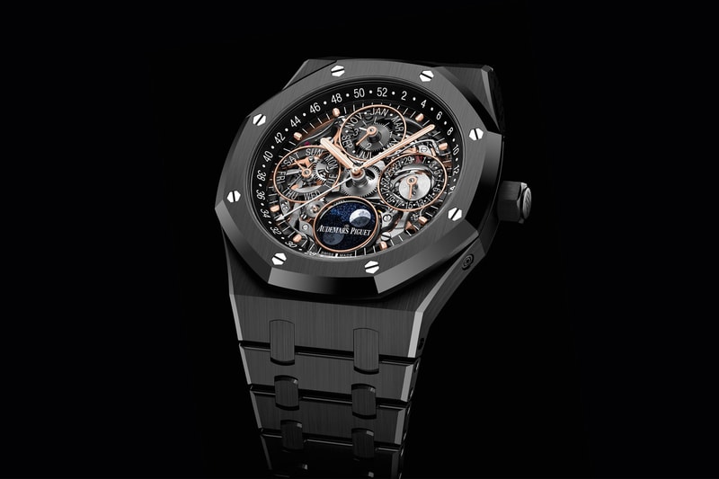 Audemars Piguet 2019 Royal Oak Perpetual Calendar Openworked Black Ceramic Release info Date Buy 