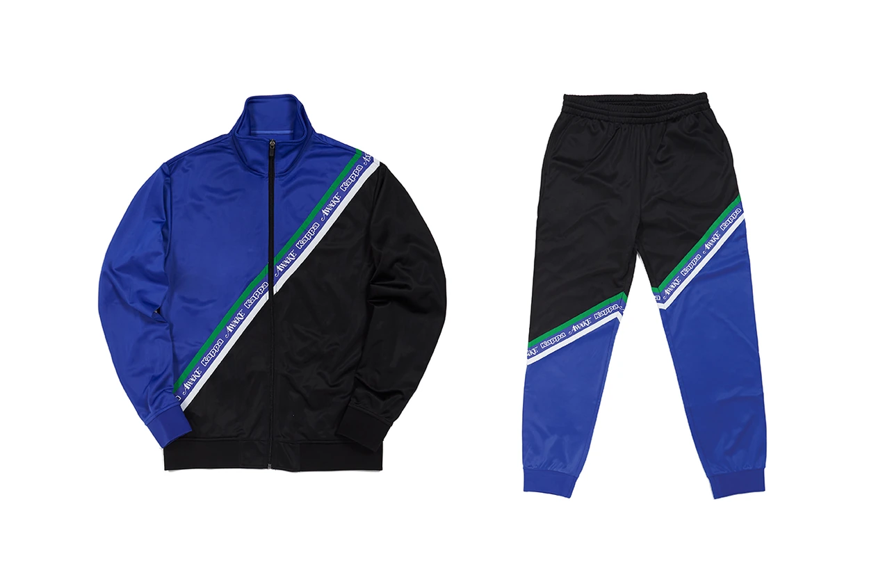 アウェイク ニューヨーク カッパ Awake NY x Kappa Fall/Winter 2019 Capsule Collection Dover Street Market Ginza Pre-Release Global Announcement Sportswear Retro '90s 1990 tracksuit bucket hat soccer stadium jacket football jersey Procell