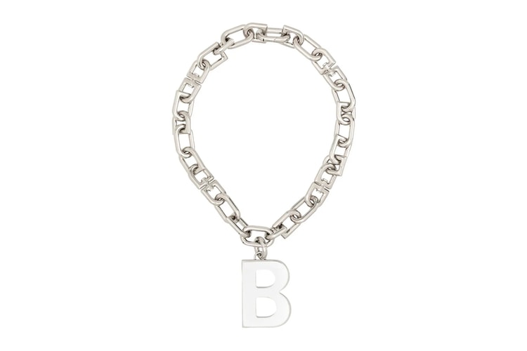 Balenciaga Crafts Chain Necklace Celebrating the Letter "B"