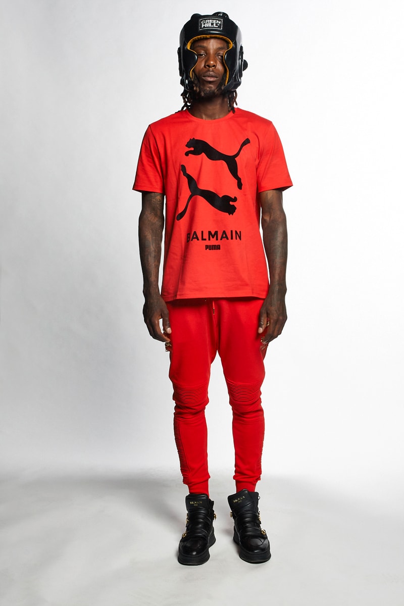Balmain x PUMA Fall 2019 Capsule Collaboration Lookbook cara Delevingne november 21 2019 drop release date buy sneaker shoe 
