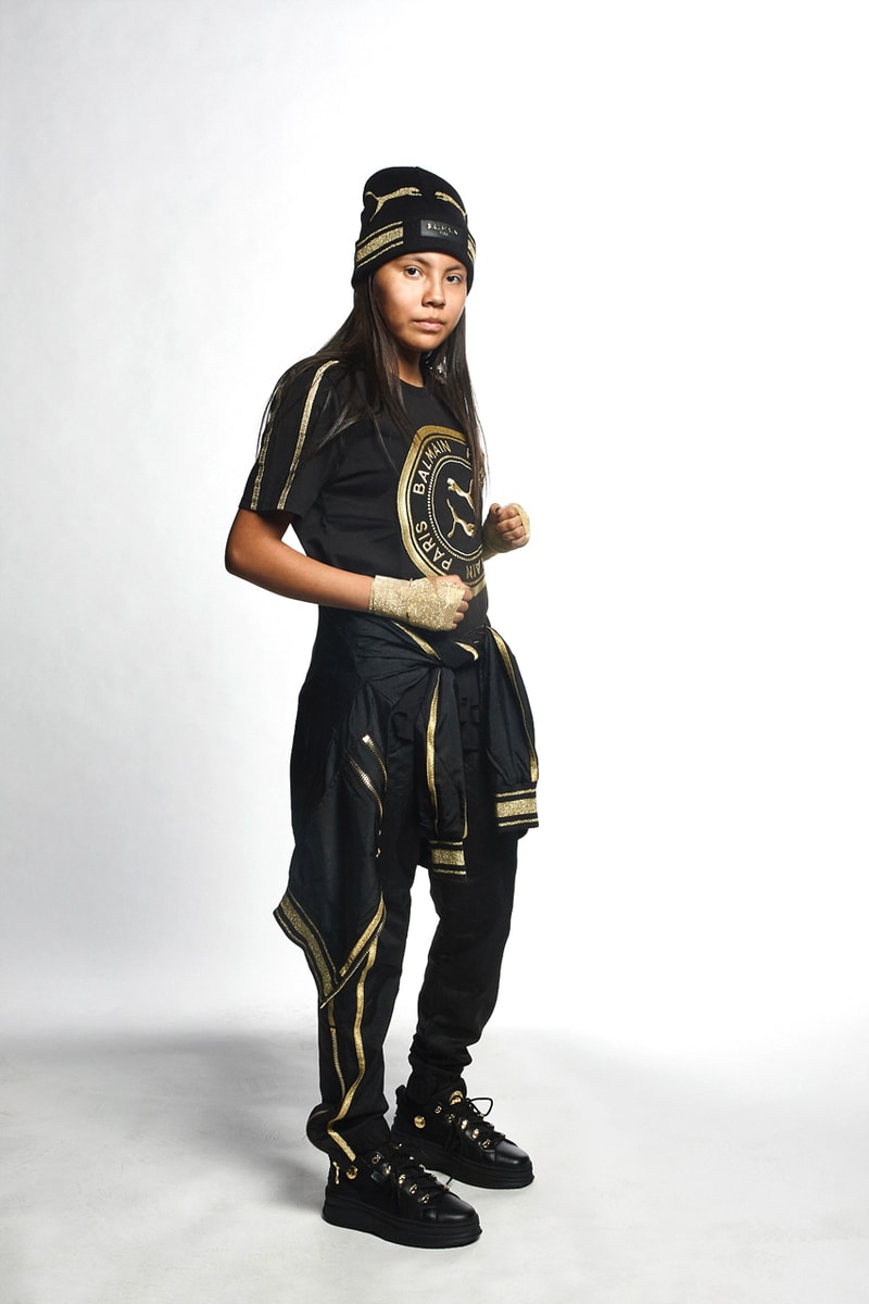 Balmain x PUMA Fall 2019 Capsule Collaboration Lookbook cara Delevingne november 21 2019 drop release date buy sneaker shoe 