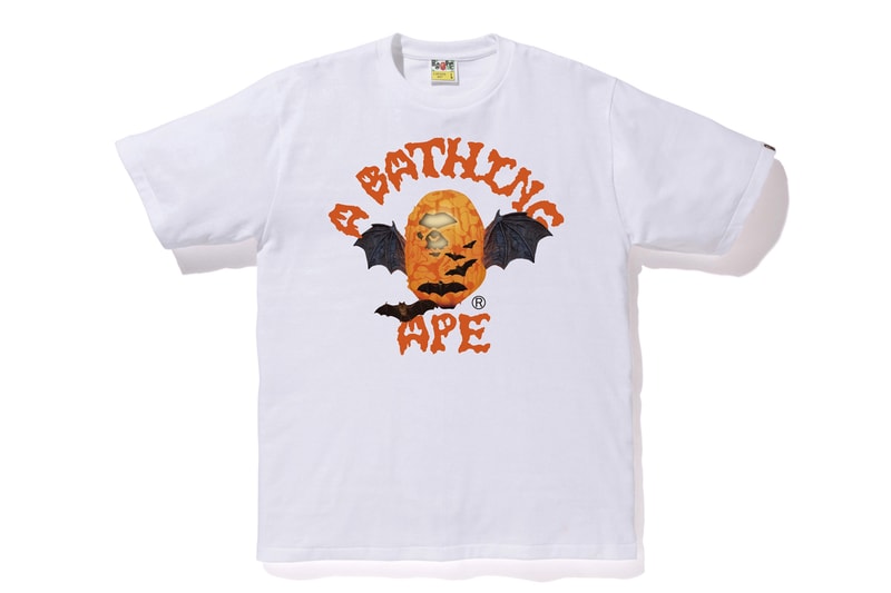 BAPE Halloween 2019 Collection a bathing ape pumpkins bats baby milo pumpkin jack o lantern orange black white