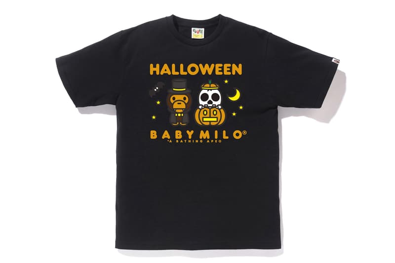 BAPE Halloween 2019 Collection a bathing ape pumpkins bats baby milo pumpkin jack o lantern orange black white