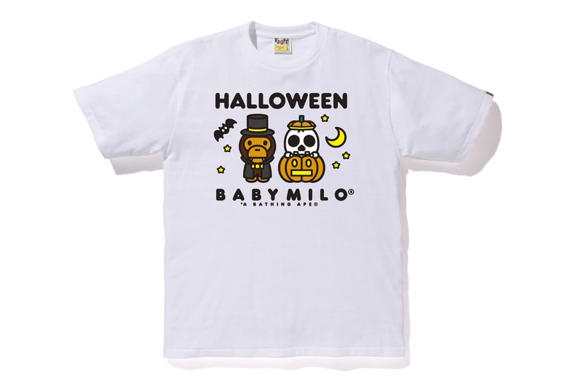 BAPE Halloween 2019 Collection a bathing ape pumpkins bats baby milo pumpkin jack o lantern orange black white