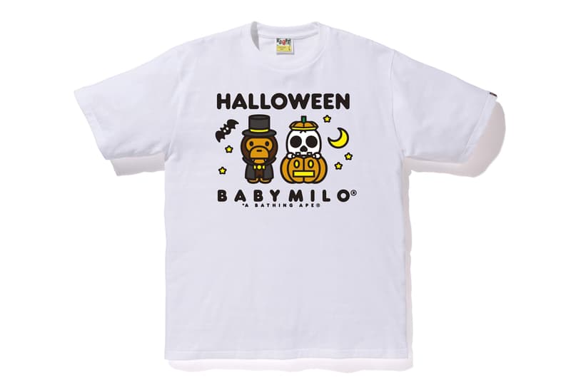 BAPE Halloween 2019 Collection a bathing ape pumpkins bats baby milo pumpkin jack o lantern orange black white