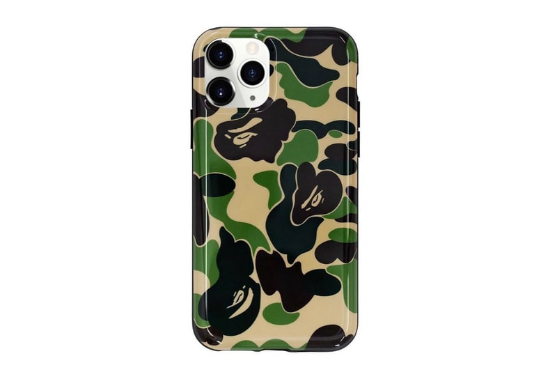 BAPE ABC CAMO iPhone 11 & iPhone 11 Pro Cases a bathing ape pink blue green ape head accessories apple tech