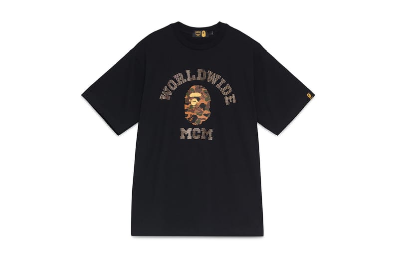 先着特典MCM X BAPE® BY BATHING TEE Tシャツ/カットソー(半袖/袖なし)