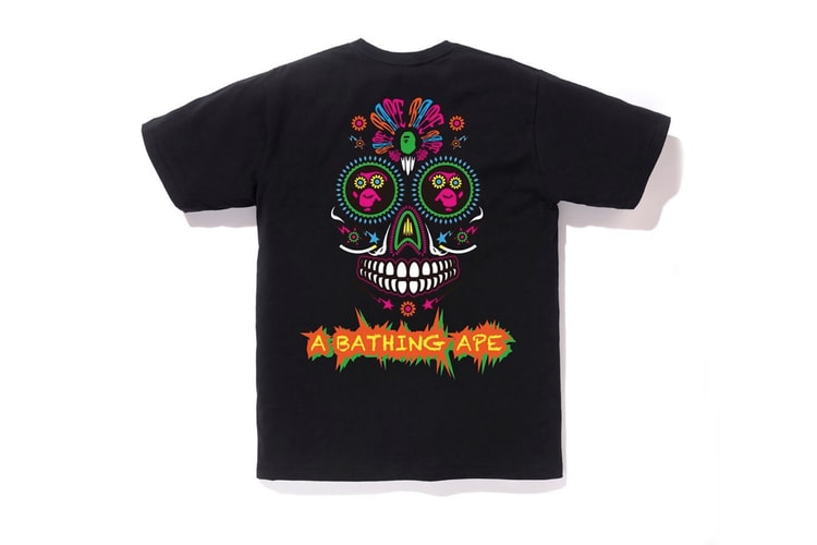 BAPE Celebrates Day of the Dead With Sugar Skull T-Shirt Range