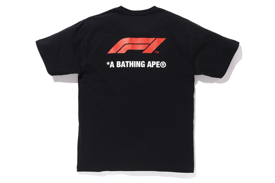 BAPE Second Formula 1 Collaboration Fall Winter 2019 f1 a bathing ape automobiles collaborations lookbooks shark hoodie