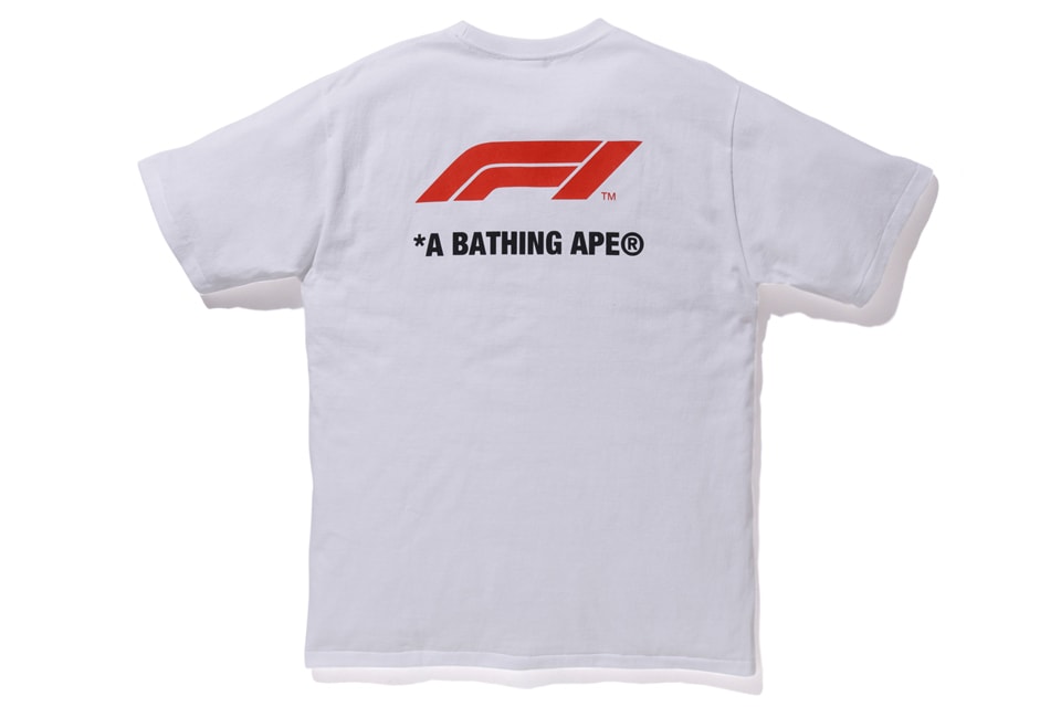 BAPE Second Formula 1 Collaboration Fall Winter 2019 f1 a bathing ape automobiles collaborations lookbooks shark hoodie