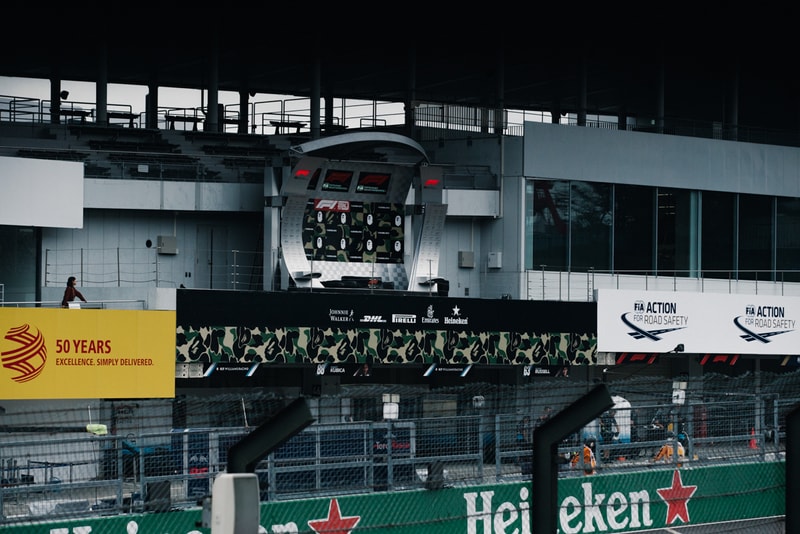 BAPE Formula 1 Japanese Grand Prix Podium News  F1 racing Valtteri Bottas Sebastian Vettel Lewis Hamilton Ferrari Mercedes Suzuka