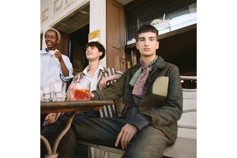 Barena "Archive 1993" Collection Jackets Pants Shirts Red Stripes Blue Gray Black White Mirano Venice Coats Trousers Camouflage 