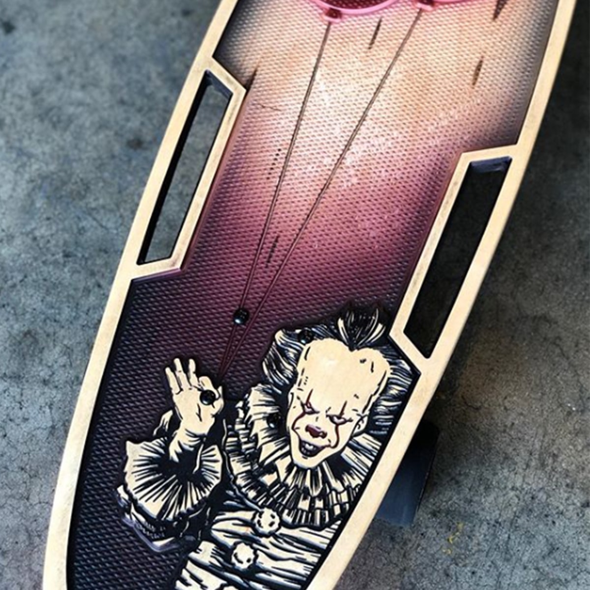 Bear Walker Custom Skateboard Crafter Interview zachary levi jason momoa grant gustin pop culture superheroes dc marvel comics justice league woodworking 