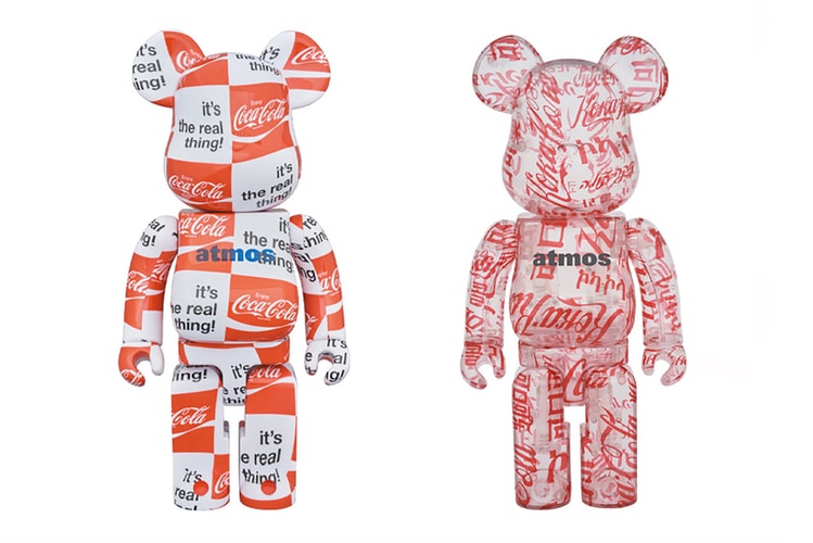 Medicom Toy & atmos Join Forces With Coca-Cola for Two Logo-Splattered BE@RBRICKs