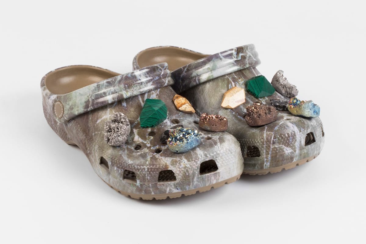 marble crocs