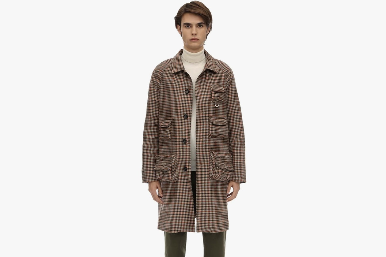 Ten Best Winter Coats Fall/Winter 2019 FW19 Round-Up Nike ACG Anorak The North Face Retro Denali Fleece A.P.C. New England Mac LC23 Burberry Check Vintage Our Legacy Walrus Puffa Jacket Stone Island Logo-Appliqued Quilted Hooded Down Acne Studios Double-Breasted Herringbone CoatMartine Rose Wenger Padded Nylon ParkaRaf Simons Mid-Length Patch 