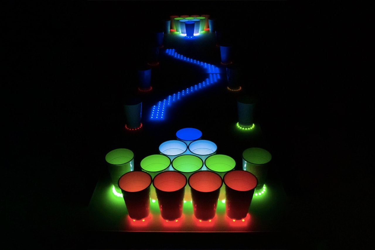 Best Home Entertainment System Set Up Smart Home Halloween Christmas Thanksgiving Party Season Technology Gadgets Round Up List Amazon Echo Show 2 Projectors Screen Speakers Sonos One SL Google Nest Hello Doorbell Games Table Chexal RaveTable Beer Pong Atari Pong Digital Polaroids Originals Camera