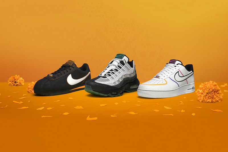 Best Sneaker Releases October 2019 Week 4 halloween nike adidas vans supreme day of the dead Dia De Los Muertos Air Force 1 Low Cortez air max 95 glow in the dark