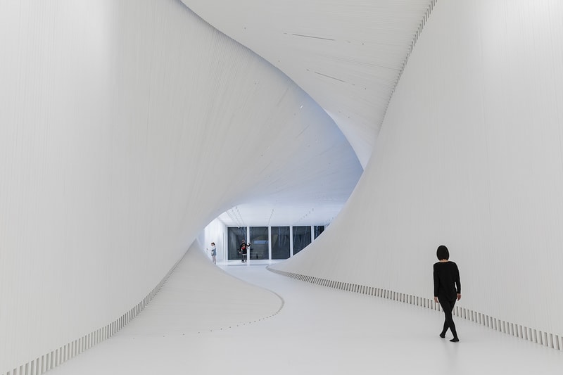 Bjarke Ingels Group Kistefos Twist Bridge architecture copenhagen new york BIG Kistefos Sculpture park Norway Randselva gallery museum oslo jevnaker 