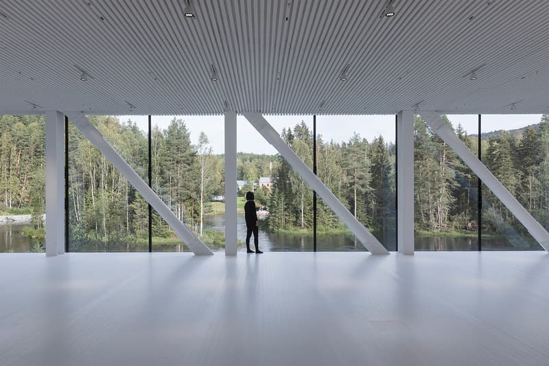 Bjarke Ingels Group Kistefos Twist Bridge architecture copenhagen new york BIG Kistefos Sculpture park Norway Randselva gallery museum oslo jevnaker