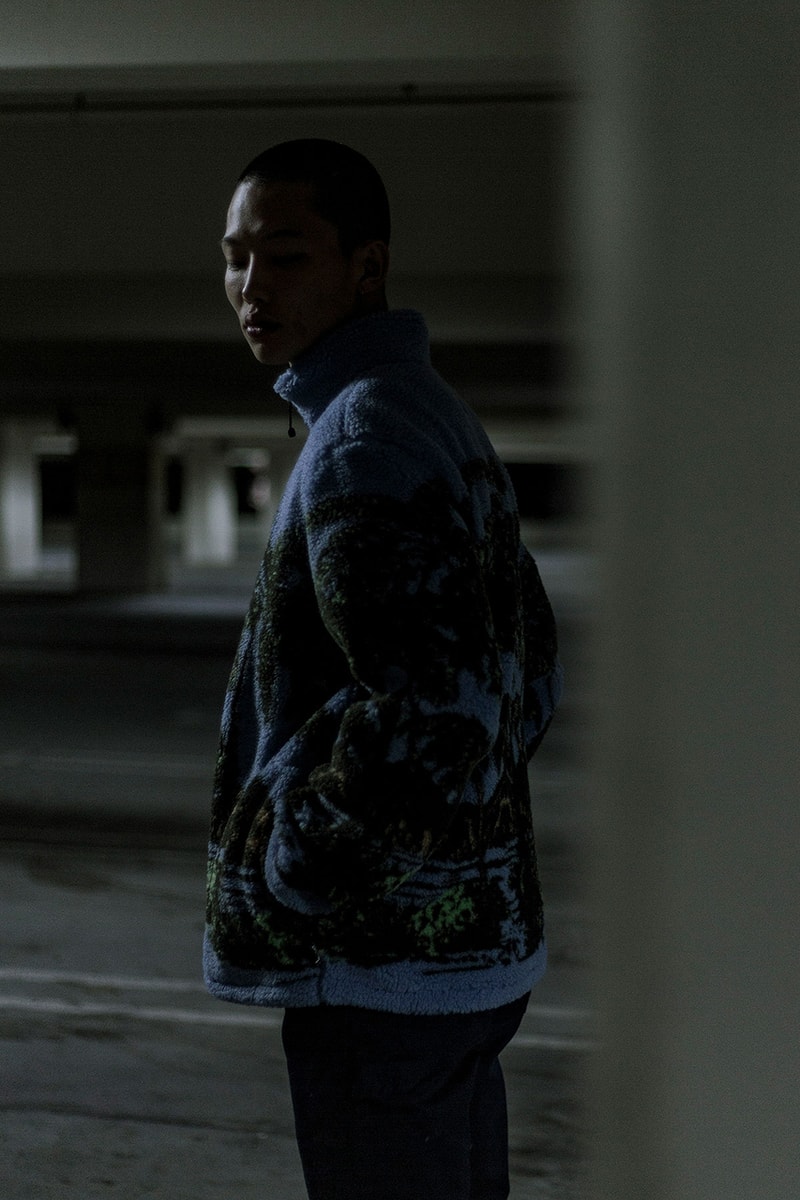 Blends "STUCK" Fall Winter 2019 FW19 Editorial Outerwear Utilitarian Los Angeles Lookbooks Stüssy Brain Dead The North Face FUTUR Jackets