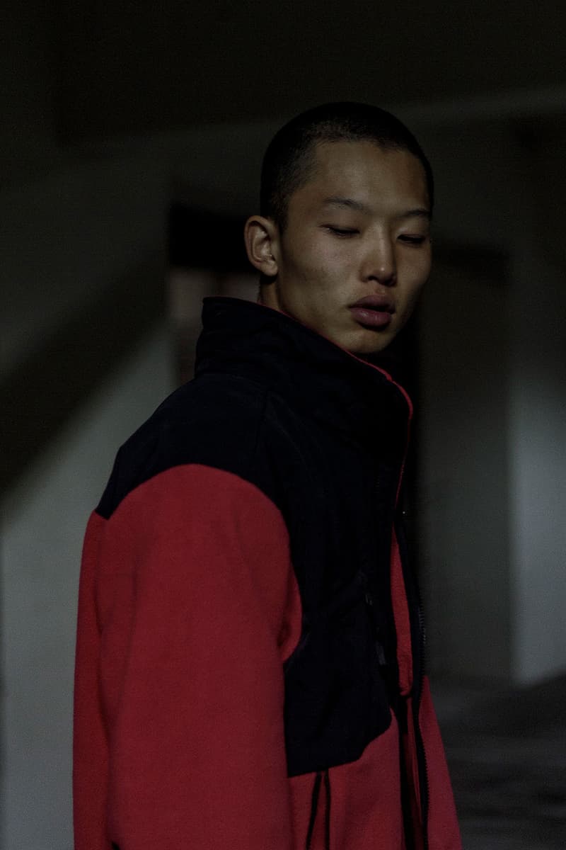 Blends "STUCK" Fall Winter 2019 FW19 Editorial Outerwear Utilitarian Los Angeles Lookbooks Stüssy Brain Dead The North Face FUTUR Jackets