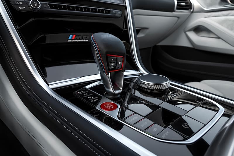 BMW M8 Gran Coupe Unveiled M performance Speed racing purple coupe Sedan Luxury exhaust horsepower