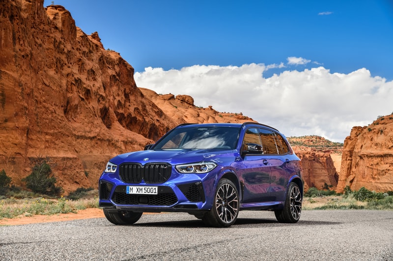 BMW X5 M & X6 M Competition Black Blue SUV cars german engineering track four wheel drive 