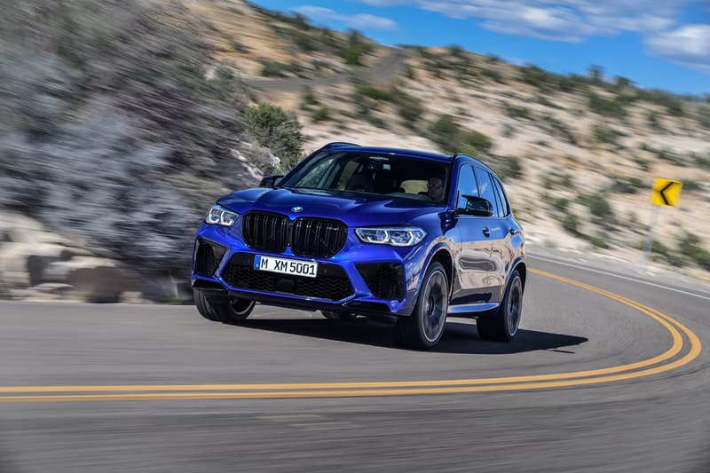BMW X5 M & X6 M Competition Black Blue SUV cars german engineering track four wheel drive