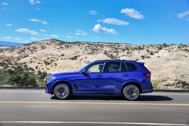 BMW X5 M & X6 M Competition Black Blue SUV cars german engineering track four wheel drive 