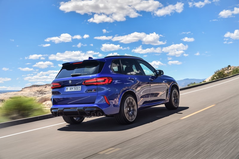 BMW X5 M & X6 M Competition Black Blue SUV cars german engineering track four wheel drive 