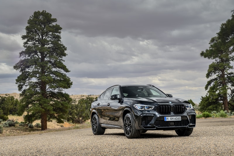 BMW X5 M & X6 M Competition Black Blue SUV cars german engineering track four wheel drive 