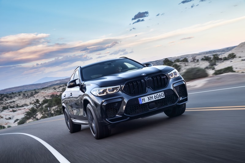 BMW X5 M & X6 M Competition Black Blue SUV cars german engineering track four wheel drive 