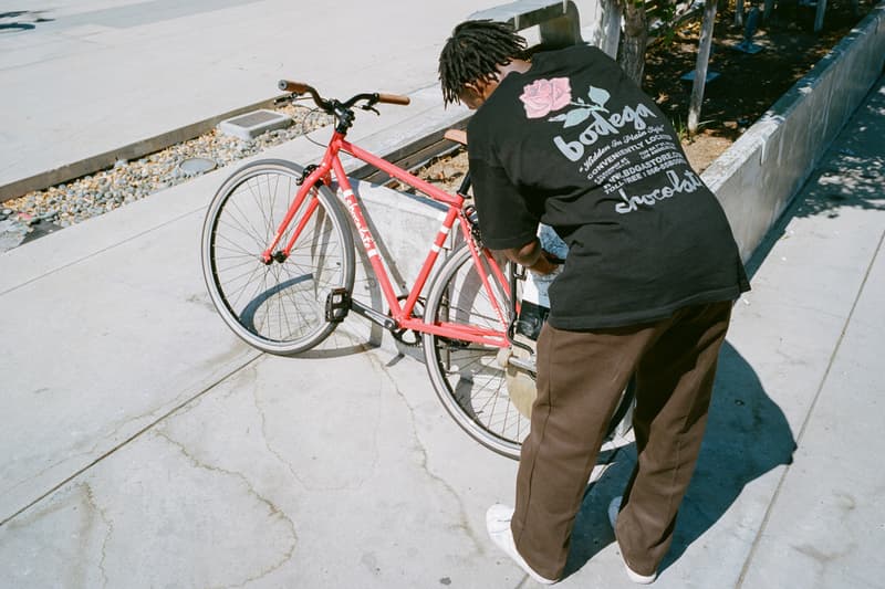 Bodega Chocolate Skateboards Capsule Collection Skate Decks T-shirts Long sleeves Hoodies Rose Brown Red White Black