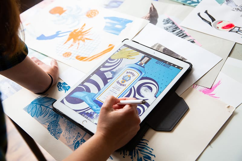 London Artist Jo Hicks Produces New Playful Mural for Bombay Sapphire