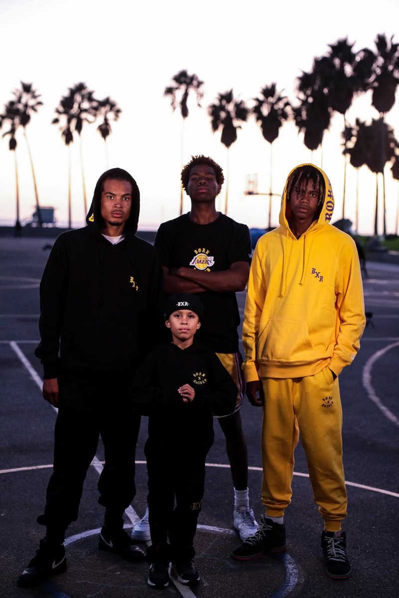 BornxRaised x New Era Los Angeles Lakers Collaboration collection release date info sold out buy online web store October 25 2019 hat clothing apparel