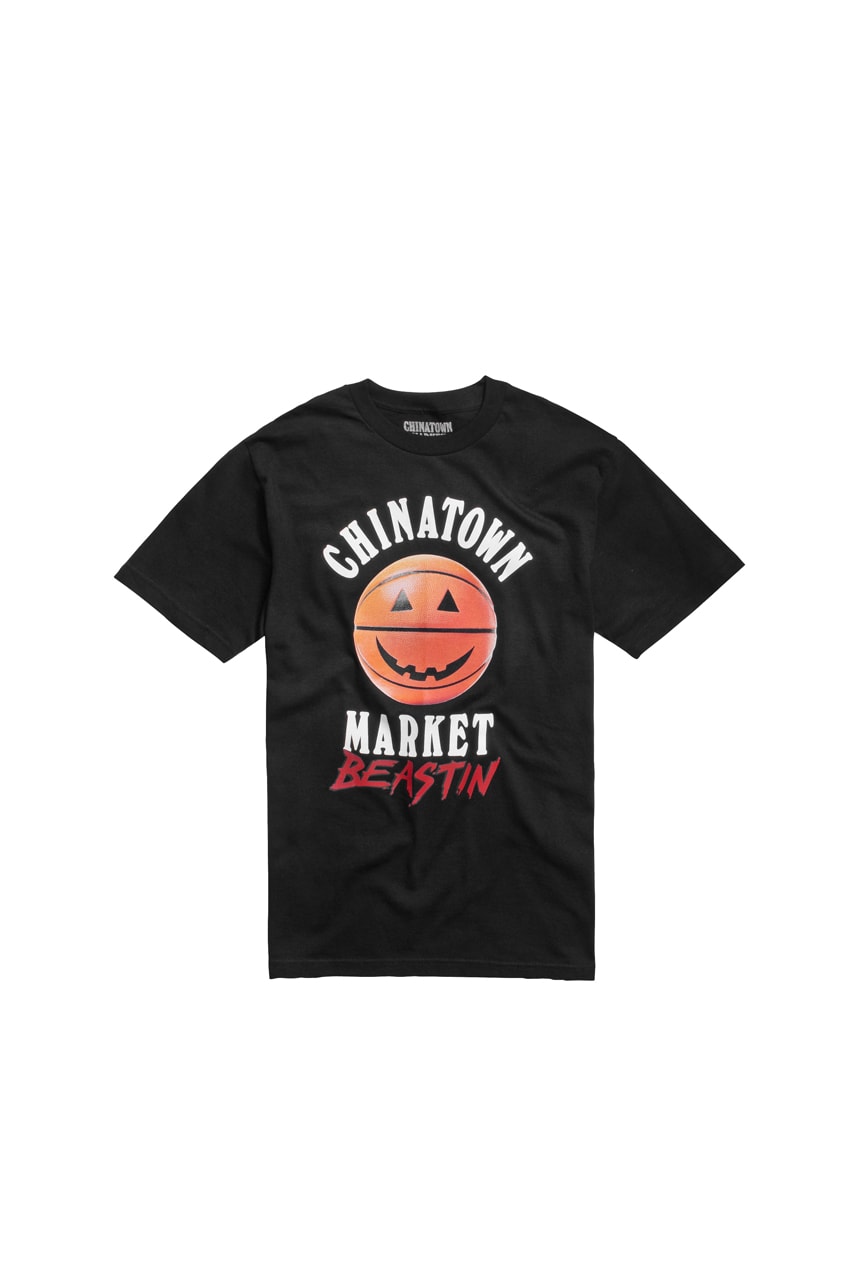 bstn beastin chinatown market halloween collection t shirt tee hoodie pumpkin jack o lantern skate deck black orange
