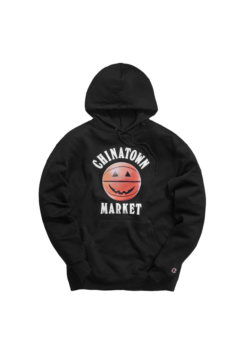 bstn beastin chinatown market halloween collection t shirt tee hoodie pumpkin jack o lantern skate deck black orange