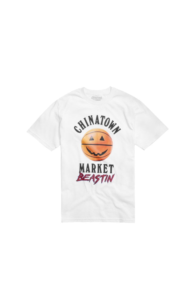 bstn beastin chinatown market halloween collection t shirt tee hoodie pumpkin jack o lantern skate deck black orange