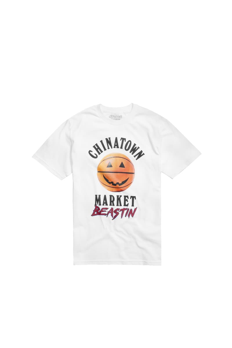 bstn beastin chinatown market halloween collection t shirt tee hoodie pumpkin jack o lantern skate deck black orange