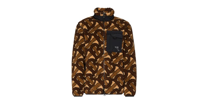 burberry monogram fleece
