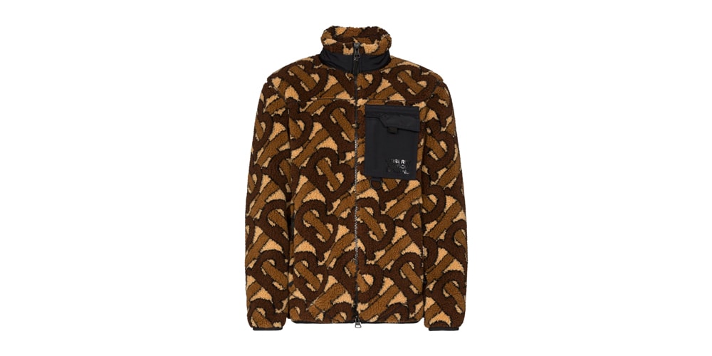 Burberry Lambeth Monogram Fleece Jacket