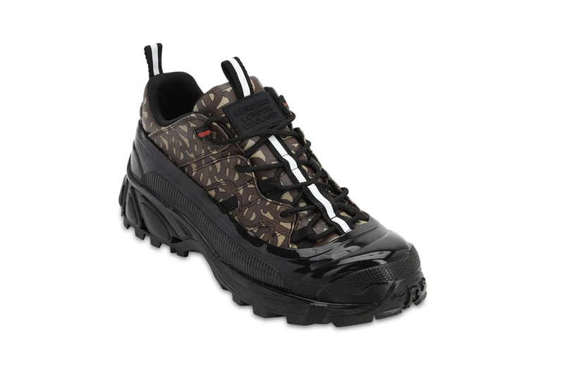Burberry TB Monogram Arthur Gallica Tech Sneakers Release Information Riccardo Tisci Fall Winter 2019 Footwear Sneaker Drop Cop Vis Tech Chunky Boot-trainer E-Canvas Environmentally Friendly 